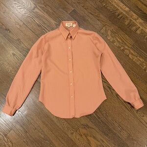 Stuart Lang 80s Stripe Button Up Blouse